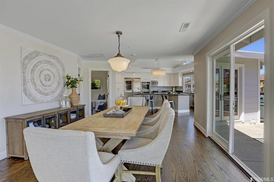 104 Jamaica Street longview of dining room