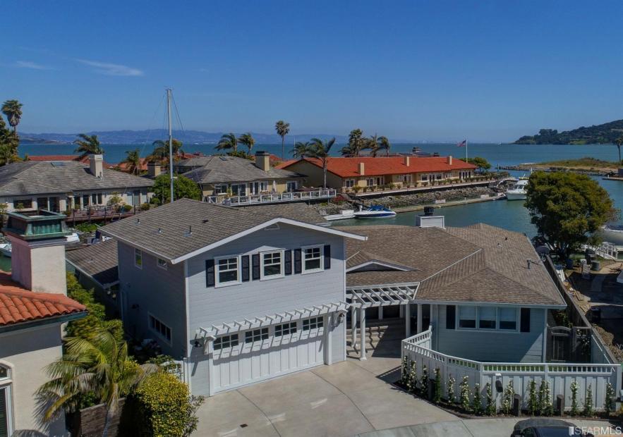 104 Jamaica Street aerial view of home. 