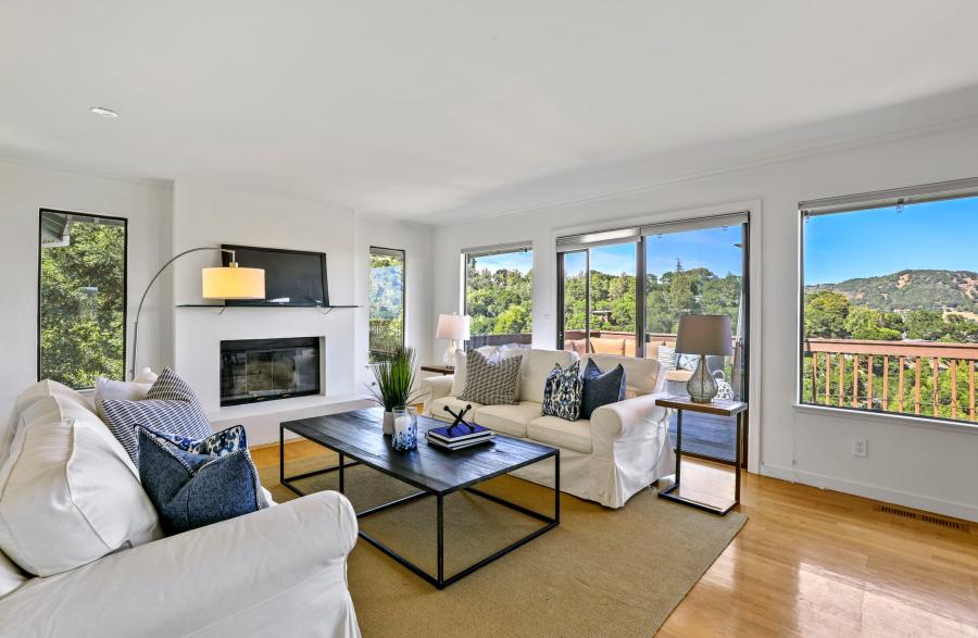 337 Clorinda  living room with views