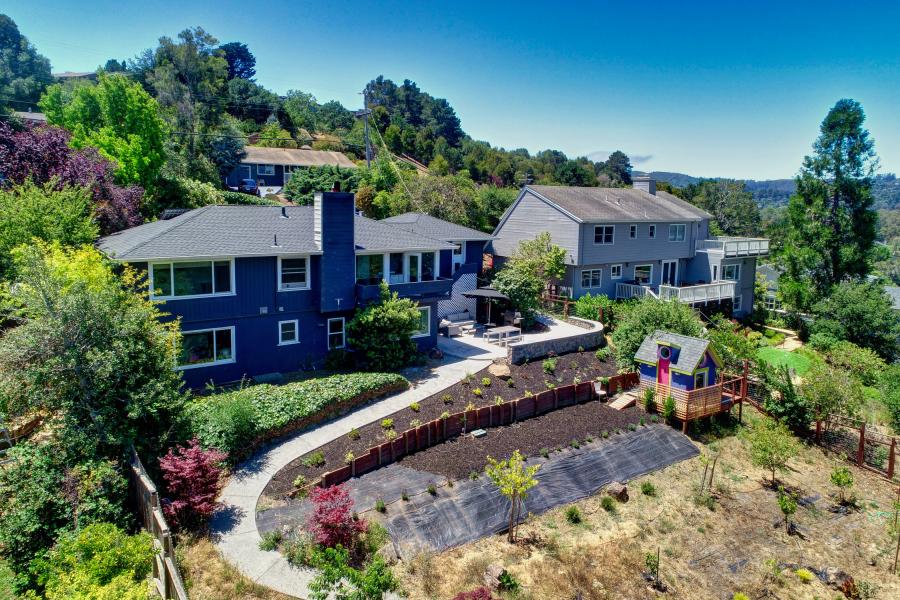 123 Reed Blvd. aerial view of home